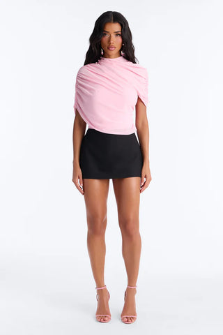 Everyday Confidence Draped Chiffon Bodysuit