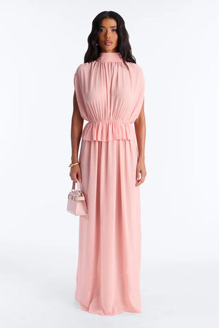 Gentle Grace Chiffon Maxi Dress