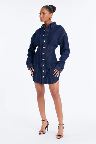 Alessandra Denim Mini Dress