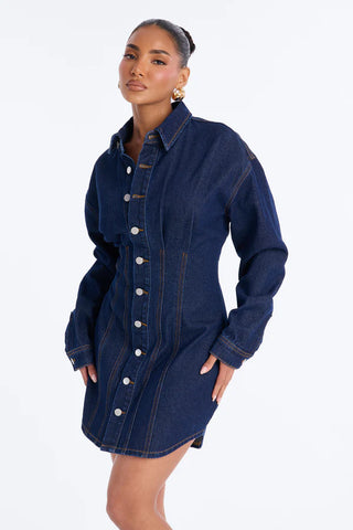 Alessandra Denim Mini Dress