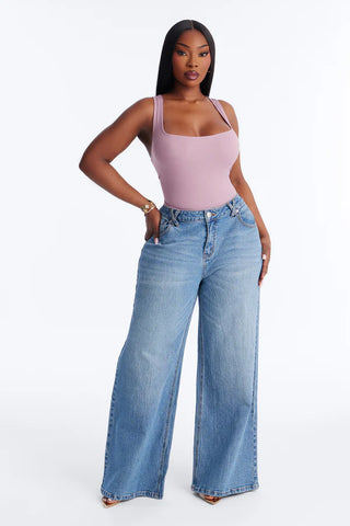 Madison Basic Square Neck Tank Top