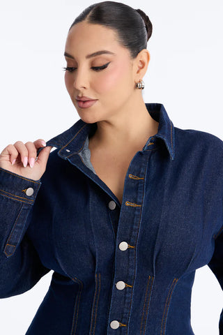 Alessandra Denim Mini Dress