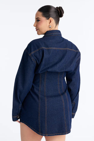 Alessandra Denim Mini Dress