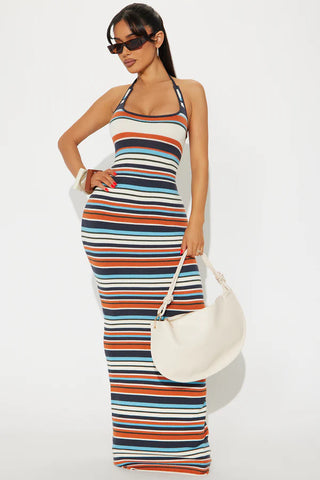 Lynette Striped Maxi Dress