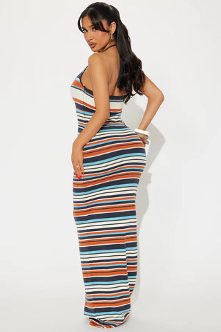 Lynette Striped Maxi Dress
