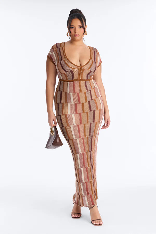 Sia Knit Maxi Dress – The Bae Club