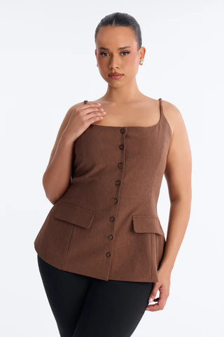 Classic Charm Button Up Top