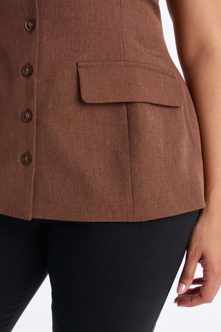Classic Charm Button Up Top