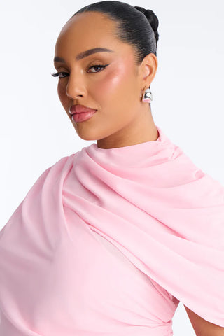 Everyday Confidence Draped Chiffon Bodysuit