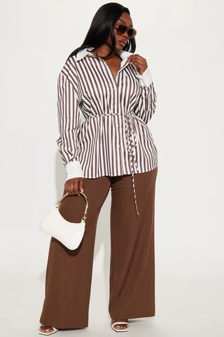 Aylene Striped Poplin Shirt
