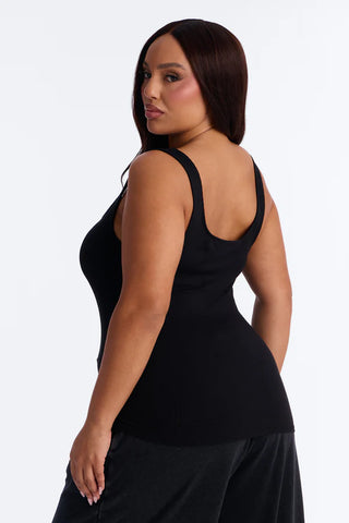 Madison Basic Square Neck Tank Top
