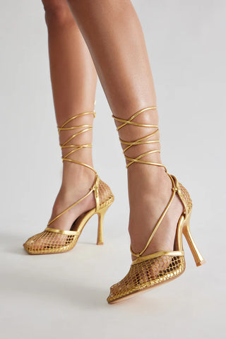 Always Remember Me Mesh Pumps