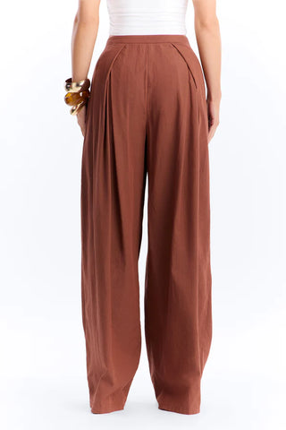 Tyra High Rise Pleated Wide Leg Pant