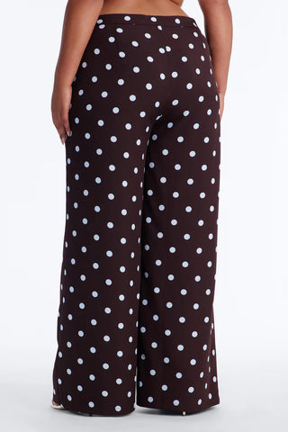 Lucelia Polka Dot Trouser Pant