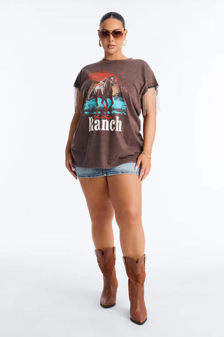 Heritage Ranch Chain Sleeve Tee