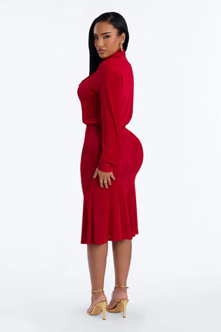 Jemma Slinky Midi Dress