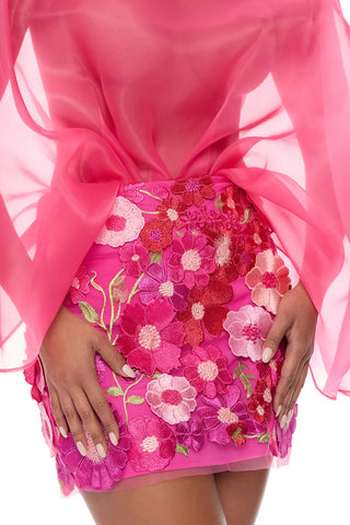 Fall In Love Taffeta Skirt Set