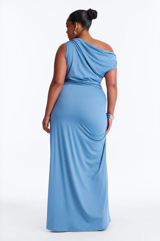 Stella Ruched Maxi Dress