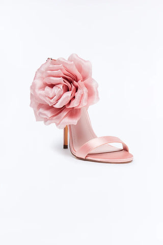 Classy Satin Flower Heels