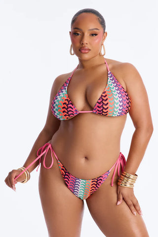 Alicia 4pc Bikini And Coverup Set - Multi Color