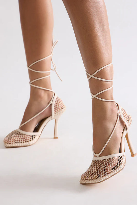 Always Remember Me Mesh Pumps