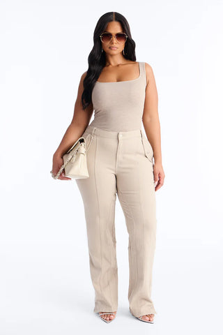 Madison Basic Square Neck Tank Top