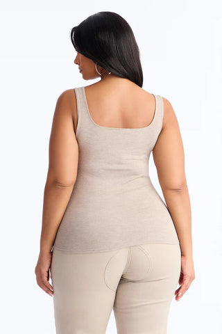 Madison Basic Square Neck Tank Top
