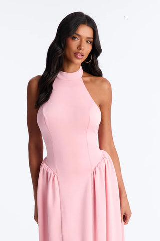 Freya Backless Halter Gown