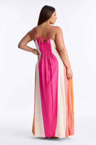 Sweet Energy Linen Maxi Dress