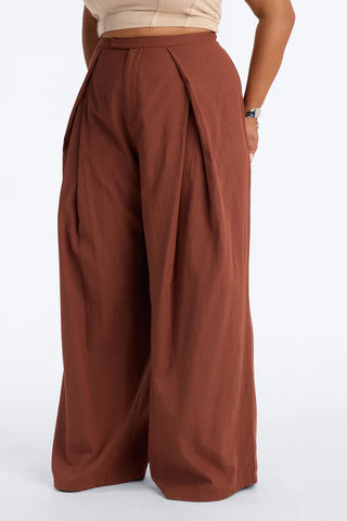 Tyra High Rise Pleated Wide Leg Pant