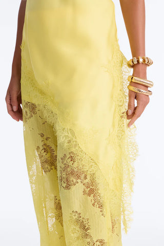 Yasmin Satin Lace Pant Set