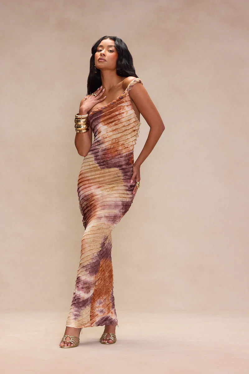 Maylee Textured Maxi Dress