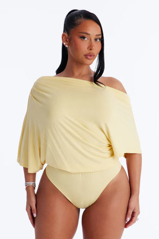 Flatter Me Off Shoulder Bodysuit