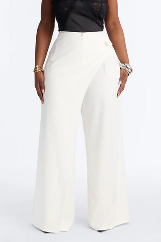 Tailored Touch Wrap Front Trouser