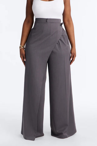 Tall Tailored Touch Wrap Front Trouser