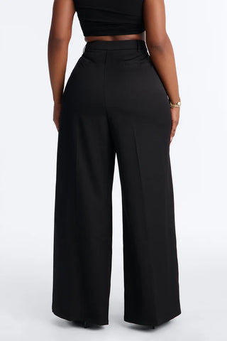 Tailored Touch Wrap Front Trouser