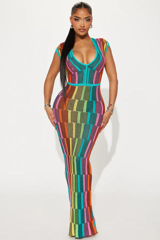 Sia Knit Maxi Dress