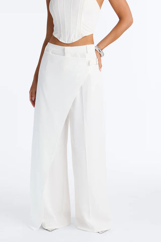 Tailored Touch Wrap Front Trouser