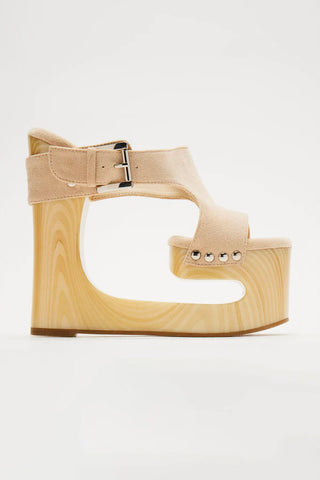 One Last Chance Wedges - Cream