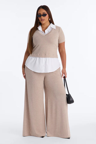 Sharay Knit 2fer Pant Set
