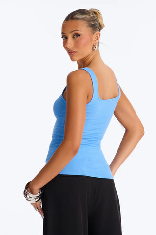Madison Basic Square Neck Tank Top