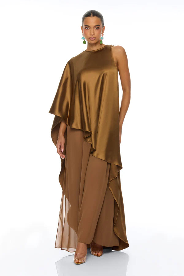Cosmia Satin Maxi Dress