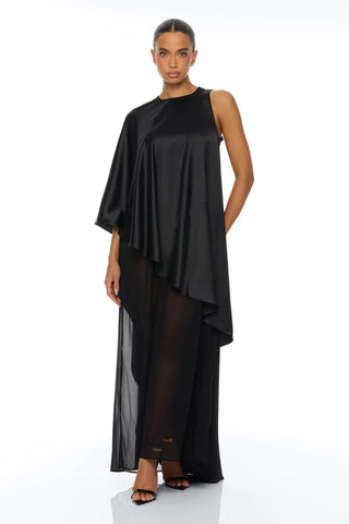 Cosmia Satin Maxi Dress