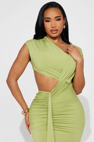 Elysian Slice Cut-Out Maxi Dress