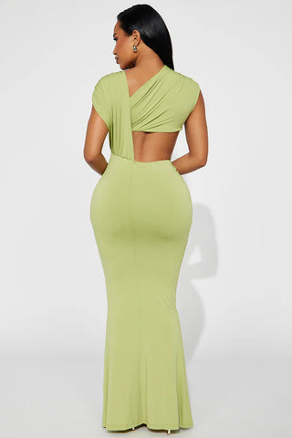 Elysian Slice Cut-Out Maxi Dress