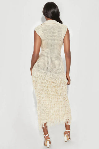 Catalina Crochet Maxi Dress