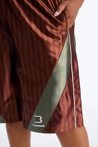 Play To Win Jort Set - Brown/combo