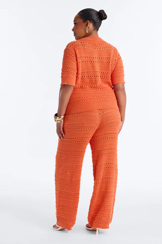 Riley Polo Crochet Pant Set
