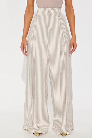 Nara Stripe Twill Trouser