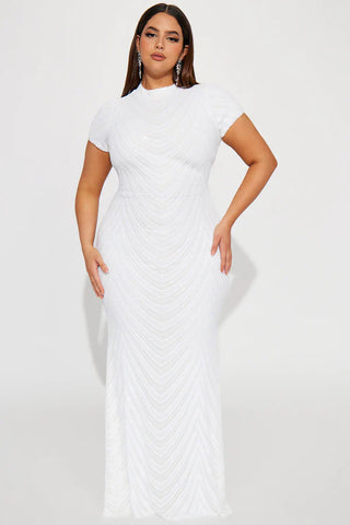Meet On The Dancefloor Sequin Maxi Dress